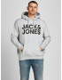 Jack & Jones Plus Mikina 'Ecorp' sivá melírovaná / čierna - Pepit.sk