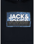 Jack & Jones Plus Mikina 'LOGAN' námornícka modrá / modrosivá / čierna / biela - Pepit.sk