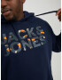 Jack & Jones Plus Mikina 'Ramp' námornícka modrá / oranžová - Pepit.sk