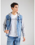 JACK & JONES Prechodná bunda 'JEAN' modrá denim / sivá melírovaná - Pepit.sk