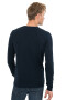 JACK & JONES Sveter 'JJEBASIC KNIT V-NECK' tmavomodrá - Pepit.sk