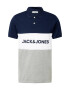 JACK & JONES Tričko tmavomodrá / sivá melírovaná / biela - Pepit.sk