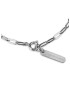 Kapten & Son Retiazka 'Necklace Lock Silver' strieborná - Pepit.sk