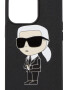 Karl Lagerfeld Puzdro na mobil 'Ikonik 2.0 iPhone 13 Pro' krémová / čierna / biela - Pepit.sk