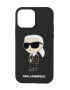 Karl Lagerfeld Puzdro na mobil ' Ikonik 2.0 iPhone 14 Pro ' béžová / čierna / biela - Pepit.sk