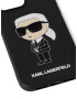 Karl Lagerfeld Puzdro na mobil ' Ikonik 2.0 iPhone 14 Pro ' béžová / čierna / biela - Pepit.sk