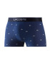 LACOSTE Boxerky 'Trunks' tmavomodrá / sivá melírovaná / červená / biela - Pepit.sk