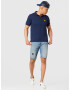 LEVI'S Džínsy '405 STANDARD SHORT MED INDIGO - WORN IN' modrá denim - Pepit.sk