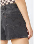 LEVI'S Džínsy 'HIGH LOOSE SHORT BLACKS' čierny denim - Pepit.sk