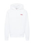 LEVI'S Mikina 'RELAXED BABY TAB HOODIE NEUTRALS' červená / biela - Pepit.sk