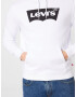 LEVI'S Mikina 'LSE_T3 GRAPHIC HOODIE NEUTRALS' čierna / biela - Pepit.sk