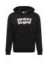 LEVI'S Mikina 'LSE_T3 GRAPHIC HOODIE BLACKS' čierna / strieborná - Pepit.sk