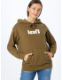 LEVI'S Mikina 'GRAPHIC STANDARD HOODIE NEUTRALS' olivová / biela - Pepit.sk