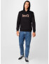 LEVI'S Mikina 'LSE_T3 GRAPHIC HOODIE BLACKS' piesková / svetlohnedá / čierna - Pepit.sk