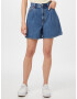 LEVI'S Plisované rifle 'PLEATED RIBCAGE SHORT' modrá denim - Pepit.sk