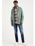 LEVI'S Prechodná bunda 'FULTON FIELD COAT GREENS' tmavosivá / pastelovo zelená / biela - Pepit.sk