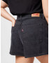 Levi's® Plus Džínsy 'PLUS HW MOM SHORT LIGHT INDIGO - WORN IN' čierny denim - Pepit.sk