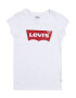 LEVI'S Tričko 'Batwing' červená / biela - Pepit.sk