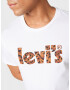 LEVI'S Tričko 'LSE_GRAPHIC CREWNECK TE NEUTRALS' hnedá / karamelová / čierna / biela - Pepit.sk