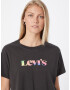 LEVI'S Tričko 'GRAPHIC VARSITY TEE BLACKS' kráľovská modrá / svetlozelená / ružová / čierna - Pepit.sk