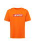 LEVI'S Tričko 'SS RELAXED FIT TEE YELLOWS/ORANGES' oranžová / tmavočervená / biela - Pepit.sk