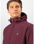 Lyle & Scott Prechodná bunda burgundská - Pepit.sk