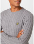 Lyle & Scott Sveter 'Cable Jumper' sivá - Pepit.sk