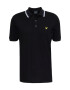 Lyle & Scott Tričko čierna / šedobiela - Pepit.sk