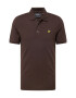 Lyle & Scott Tričko čokoládová / žltá / čierna - Pepit.sk