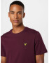 Lyle & Scott Tričko zlatá žltá / burgundská / čierna - Pepit.sk