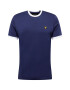 Lyle & Scott Tričko 'Ringer' námornícka modrá / žltá / čierna / biela - Pepit.sk