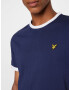 Lyle & Scott Tričko 'Ringer' námornícka modrá / žltá / čierna / biela - Pepit.sk