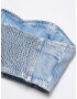 MANGO Top 'SHINNY' modrá denim - Pepit.sk