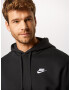 Nike Sportswear Mikina 'Club Fleece' čierna / biela - Pepit.sk