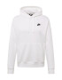 Nike Sportswear Mikina 'Club Fleece' čierna / biela - Pepit.sk