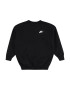 Nike Sportswear Mikina 'Club Fleece' čierna / biela - Pepit.sk