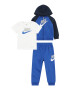 Nike Sportswear Set námornícka modrá / kráľovská modrá / sivá / biela - Pepit.sk