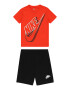 Nike Sportswear Set ohnivo červená / čierna / biela - Pepit.sk