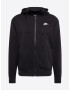 Nike Sportswear Tepláková bunda 'Club Fleece' čierna - Pepit.sk