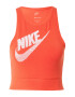 Nike Sportswear Top oranžovo červená / biela - Pepit.sk