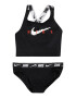 Nike Swim Športové plavky červená / čierna / biela - Pepit.sk