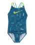 Nike Swim Športové plavky modrá / trstinová / biela - Pepit.sk