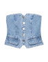 Pull&Bear Top modrá denim - Pepit.sk