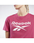 Reebok Sport Tričko ružová / biela - Pepit.sk