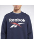 Reebok Sport Športová mikina námornícka modrá / červená / biela - Pepit.sk