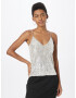 River Island Top 'CAMI' strieborná - Pepit.sk