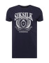 SikSilk Tričko 'Varsity' námornícka modrá / biela - Pepit.sk