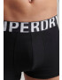 Superdry Boxerky čierna / biela - Pepit.sk