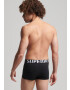 Superdry Boxerky čierna / biela - Pepit.sk