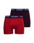 Superdry Boxerky modrá / červená / burgundská - Pepit.sk